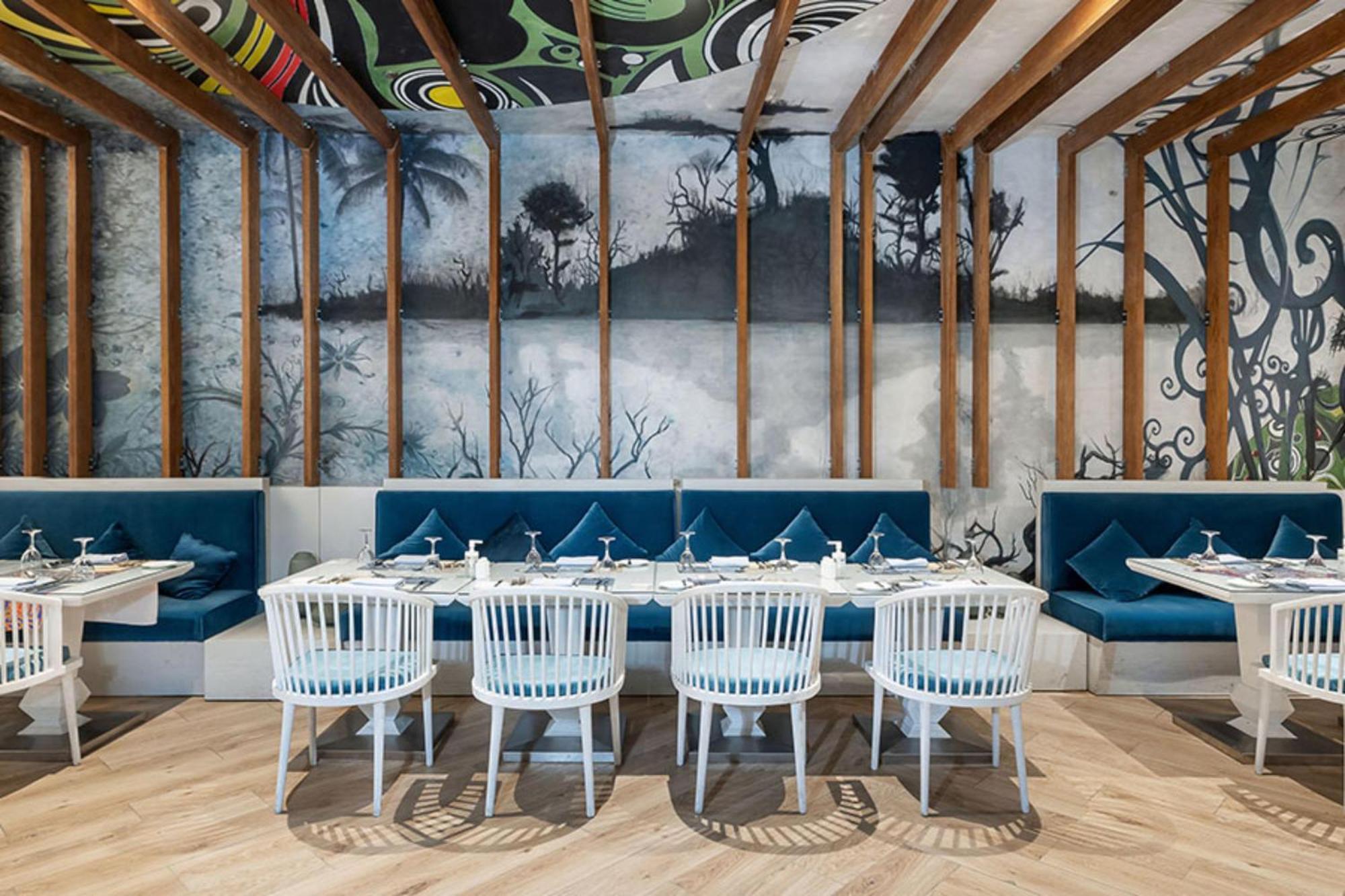 Rixos Premium Alamein El Alamein Exterior photo Restaurant interior