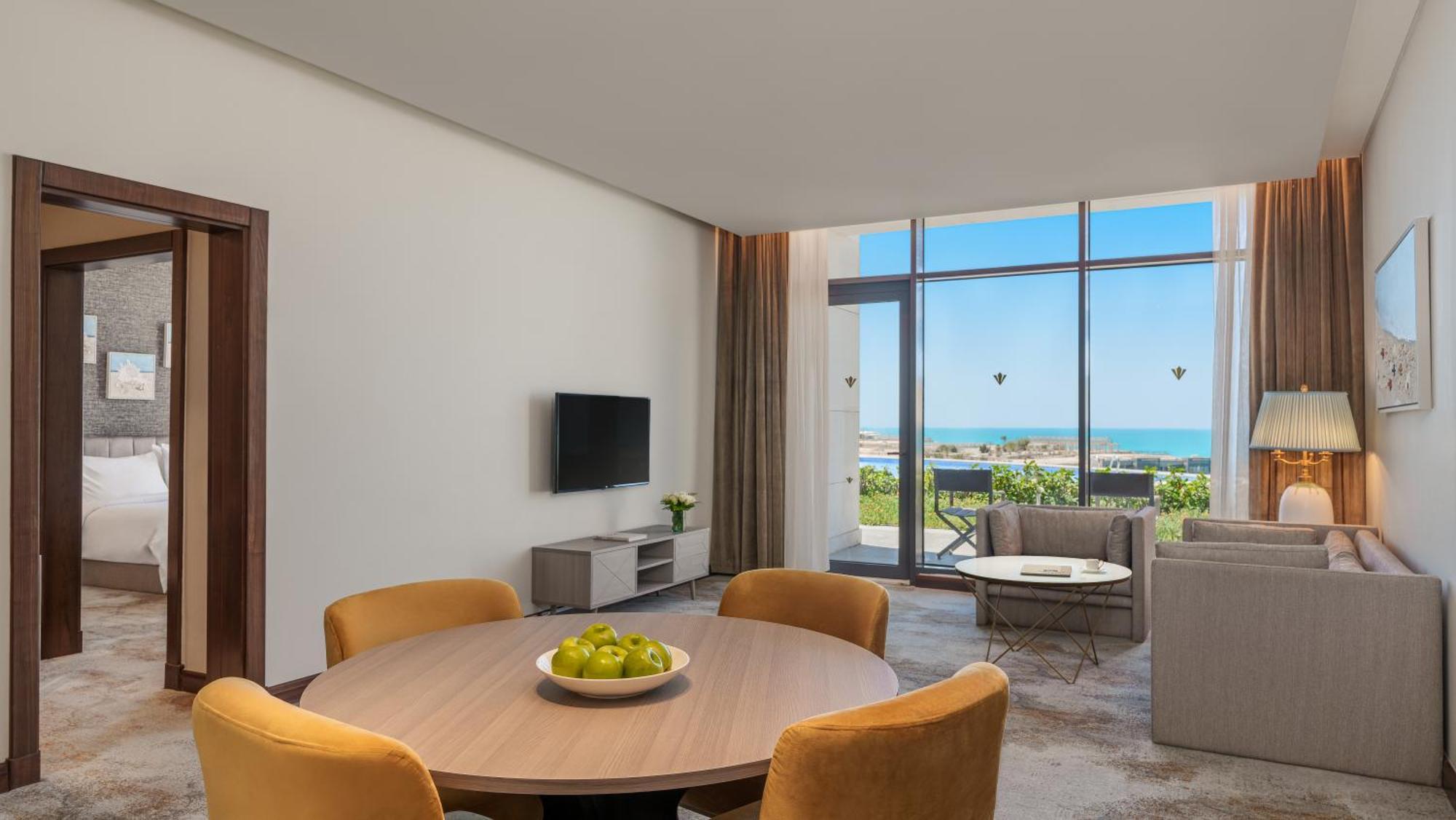 Rixos Premium Alamein El Alamein Room photo A living room at the hotel
